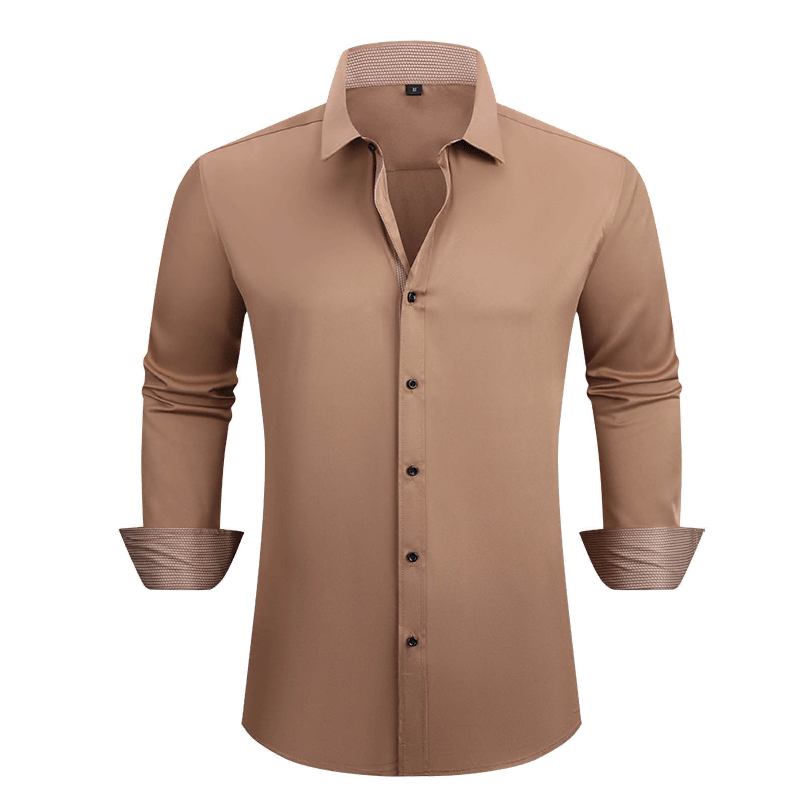 men fashion dress shirts Men's Satin Dress Shirt