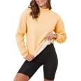 thumbnail image 1 of yillto Fleece Sweatshirt for Women Mock Neck Pullover Sherpa Lined Warm Thick Shirts Tops S-XXL, 1 of 7