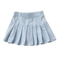 thumbnail image 1 of yillto Girl Skorts Skirt Kids Casual Elastic High Waist Pleated Skater Skirt Athletic Uniform Skirts, 1 of 3