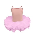 thumbnail image 1 of yillto Girls Dance Camisole Dress Top Sleeveless Spaghetti Strap Training Outfits for Dancewear, 1 of 3