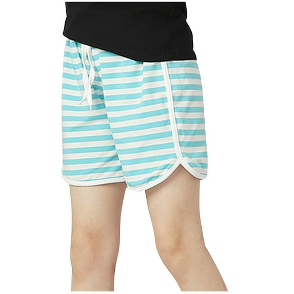 yillto Girls Shorts Dance Athletic Running Shorts Clothes Elastic Waist Causal Outfits for Kids 9-14T