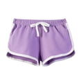 thumbnail image 1 of yillto Girls Sweat Shorts Loose Jogger Running Shorts Elastic Waist Drawstring Athletic Casual Shorts, 1 of 3