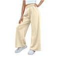 thumbnail image 1 of Maean Girls Sweatpant Wide Leg Baggy High Elastic Waist Long Lounge Pant Kids Causal Jogger Pants, 1 of 7