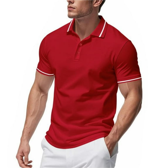 yillto Golf Shirts for Mens Collared Short Sleeve Causal Summer T Shirts Men Workout Athletic Tee