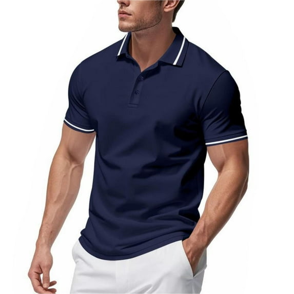 yillto Golf Shirts for Mens Collared Short Sleeve Causal Summer T Shirts Men Workout Athletic Tee