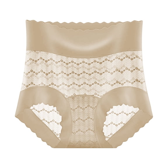 yillto High Waist Briefs for Womens Lightweight Breathable Lace Underwear Panties Ladies Comfy Underpants