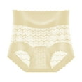 thumbnail image 1 of yillto High Waist Briefs for Womens Lightweight Breathable Lace Underwear Panties Ladies Comfy Underpants, 1 of 3