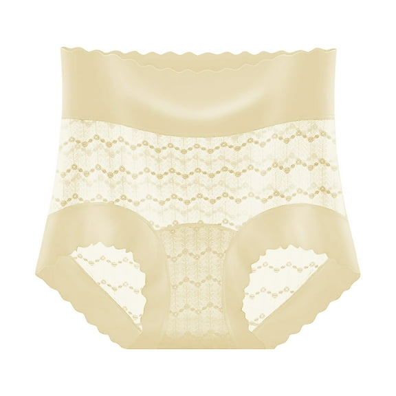 yillto High Waist Briefs for Womens Lightweight Breathable Lace Underwear Panties Ladies Comfy Underpants