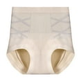 thumbnail image 1 of yillto High Waist Underwear for Womens Shapewear Full Coverage Stretch Briefs Ladies Comfy Panties, 1 of 5