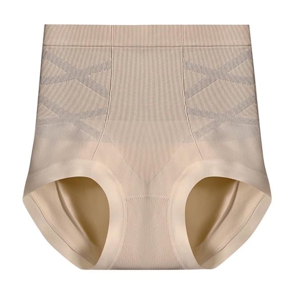 yillto High Waist Underwear for Womens Shapewear Full Coverage Stretch Briefs Ladies Comfy Panties