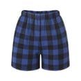 thumbnail image 1 of yillto Kids Pajamas Shorts Casual Summer Lounge Sleepwear Pjs Plaid Shorts Boys Girls Beach Bottoms, 1 of 4