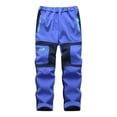 thumbnail image 1 of yillto Kids Ski Pants Waterproof Windproof Hiking Snow Elastic Waist Warm Insulated Pants for Boys Girls, 1 of 6