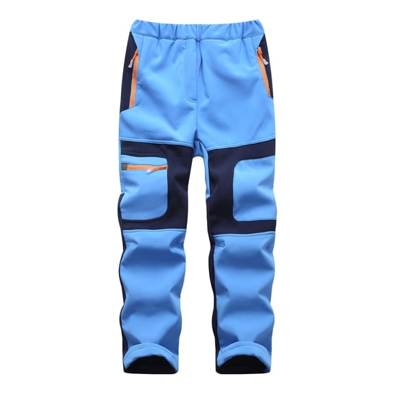 yillto Kids Ski Pants Waterproof Windproof Hiking Snow Elastic Waist Warm Insulated Pants for Boys Girls