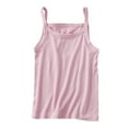 thumbnail image 1 of yillto Little Girls Basic Tank Top Sleeveless Square Neck Summer Cami Undershirts for Toddler Kids, 1 of 3