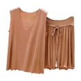 thumbnail image 1 of yillto Lounge Sets for Womens Pajamas 2 Piece Sleeveless Tank Top and Loose Shorts Lightweight Soft Summer Pjs, 1 of 5