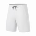 thumbnail image 1 of yillto Men Athletic Shorts Running Loose Short Pants Elastic Waist Drawstring Breathable Summer Shorts, 1 of 5