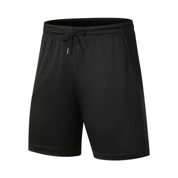 yillto Men Athletic Shorts Running Loose Short Pants Elastic Waist Drawstring Breathable Summer Shorts