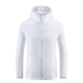 thumbnail image 1 of yillto Men Big and Tall Hiking Jackets Lightweight Sun Protection Hoodie Athletic Running Fishing Shirt Jacket, 1 of 6