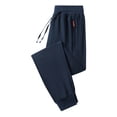 thumbnail image 1 of yillto Men Big and Tall Jogger Sweatpants Elastic Waist Drawstring Fall Winter Casual Sweat Pants with Pockets, 1 of 5