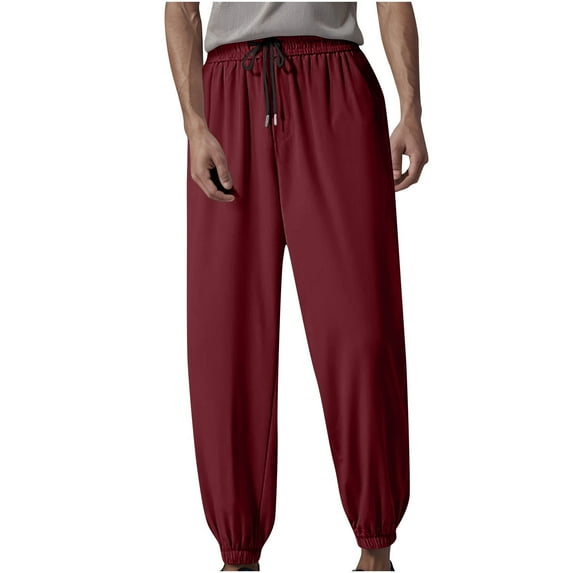 yillto Men Big and Tall Sweatpants Lightweight Breathable Jogger Running Casual Athletic Pants M-5XL