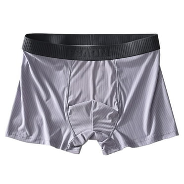 yillto Men Big and Tall Trunks Underwear Loose Fitting Regular Soft Comfy Breathable Seamless Briefs