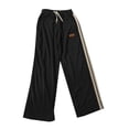 thumbnail image 1 of yillto Men Corduroy Pants Wide Leg Loose Drawstring Sweatpants Elastic Waist Casual Pant with Pockets, 1 of 5