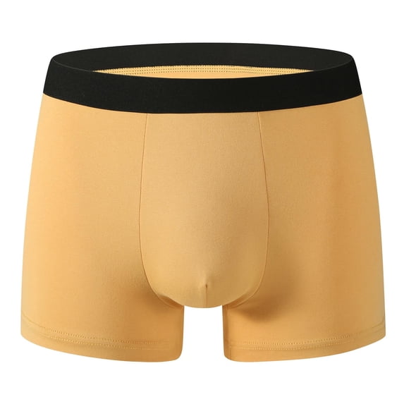 yillto Men Cotton Boxer Briefs Soft Breathable Comfort Waistband Stretchy Underwear Trunks for Mens