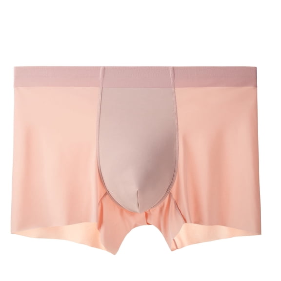 yillto Men Silk Underwear Seamless Lightweight Soft Comfort Quick Dry Boxer Panties for Mens