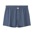 thumbnail image 1 of yillto Men's Big and Tall Cotton Boxer Elastic Waist Comfy Breathable Underwear Plaid Pjs Shorts, 1 of 6
