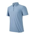thumbnail image 1 of yillto Men's Big and Tall Golf Shirts Short Sleeve Quick Dry Collared Shirt Activewear Causal Tops, 1 of 1