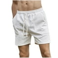thumbnail image 1 of yillto Men's Gym Workout Shorts 7 Inch Athletic Loose Shorts Drawstring Running Shorts with Pockets, 1 of 7
