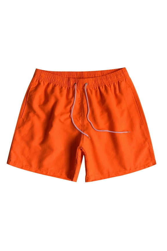 Men's Swim Trunks 5 Inch Quick Dry Beach Elastic Waist Shorts with Pockets Swimwear Bathing Suit