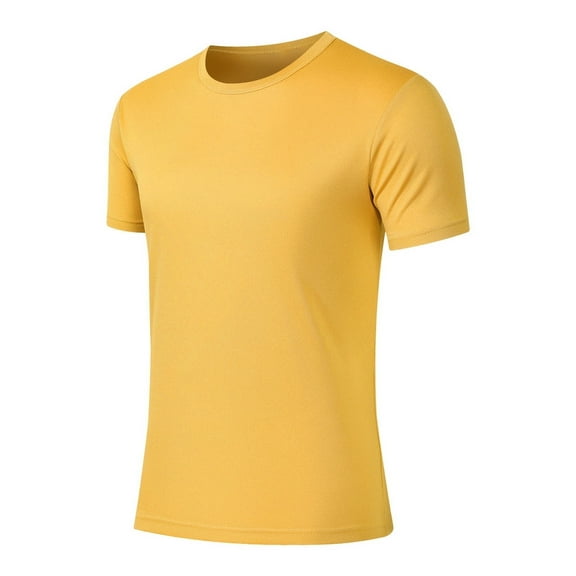 yillto Mens Athletic Shirts Lightweight Breathable Short Sleeve Workout Gym Tee Summer Crew Neck Running Shirt