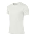 thumbnail image 1 of yillto Mens Athletic Shirts Lightweight Breathable Short Sleeve Workout Gym Tee Summer Crew Neck Running Shirt, 1 of 5