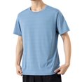 thumbnail image 1 of yillto Mens Big and Tall Athletic Shirts Quick Dry Lightweight Workout Running Tee Summer Loose Tops, 1 of 5