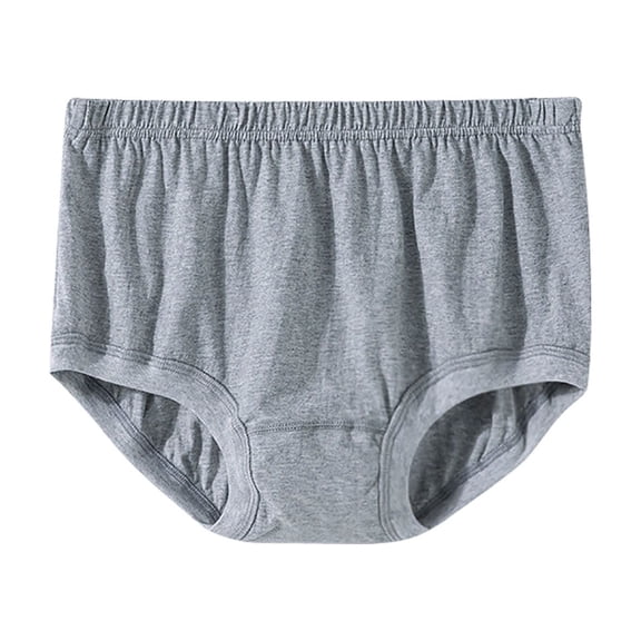 yillto Mens Big and Tall Cotton Briefs Elastic Waistband Loose Comfy Breathable Underpants L-4XL