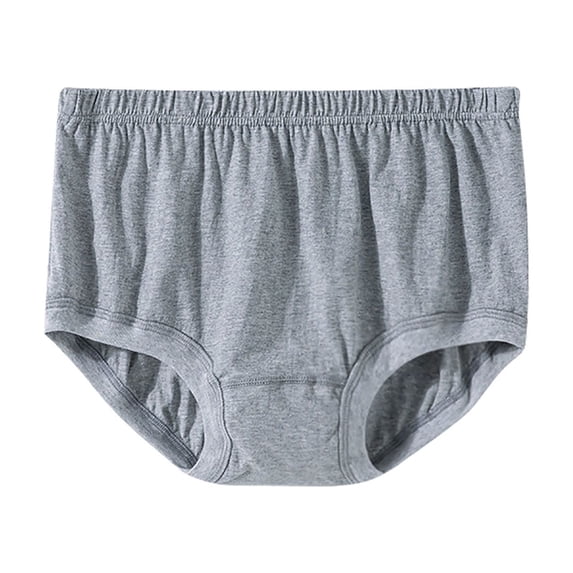 yillto Mens Big and Tall Cotton Briefs Elastic Waistband Loose Comfy Breathable Underpants L-4XL