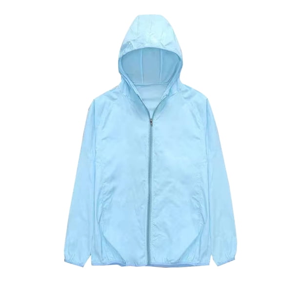yillto Mens Big and Tall Lightweight Jackets Quick Dry Sun Protection Hoodie Zip up Hiking Jacket