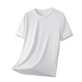 thumbnail image 1 of yillto Mens Big and Tall Shirts Lightweight Breathable Short Sleeve Tshirts Crew Neck Loose Tees, 1 of 6