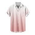 thumbnail image 1 of yillto Mens Big and Tall Shirts Summer Lightweight Short Sleeve Button down Beach Vacation Tshirts Tops, 1 of 4