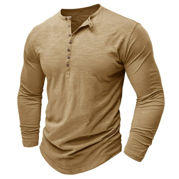 yillto Mens Casual Slim Basic Long Sleeve Fashion Tshirt Lightweight Pullover Shirts for Workout Gym