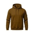 thumbnail image 1 of yillto Mens Fleece Lined Sweatshirts Hooded Long Sleeve Pullover Cargo Sweatshirt with Pockets S-3XL, 1 of 6