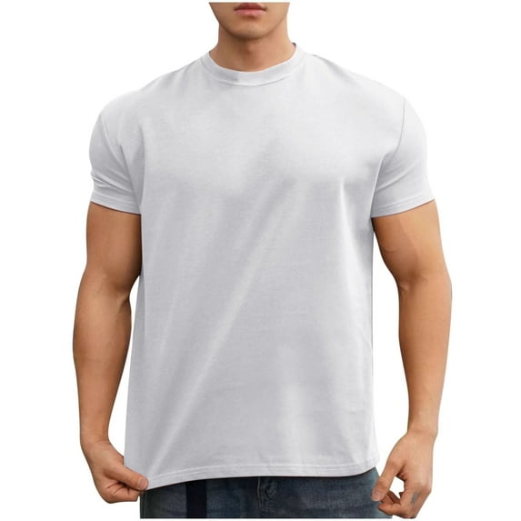yillto Mens Muscle Shirts Lightweight Breathable Slim Athletic Tshirts Workout Gym Running Short Sleeve Tee