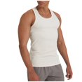 thumbnail image 1 of yillto Mens Muscle Tank Tops Workout Running Tshirts Causal Breathable Sleeveless Gym Athletic Shirts, 1 of 7