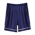 thumbnail image 1 of yillto Mens Pajamas Shorts with Pockets Elastic Waist Loose Soft Sleepwear Bottoms Lounge Pjs Shorts, 1 of 7