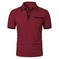 thumbnail image 1 of yillto Mens Shirts Short Sleeve Regular Quick-Dry Golf Shirt Casual T Shirts Collared Shirts with Pockets, 1 of 3