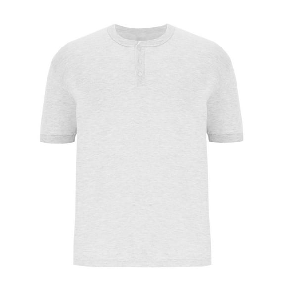 yillto Mens Short Sleeve Shirts Cotton Soft Crewneck Solid Color Tshirts Summer Basic Tee Tops