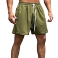 thumbnail image 1 of yillto Mens Sweat Short 5 Inch Elastic Waist Drawstring Loose Running Workout Gym Casual Jogger Shorts, 1 of 5