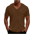 thumbnail image 1 of yillto Mens Tshirts Basic Short Sleeve Crew Neck Solid Color Soft Summer Tee Causal Plain Shirts, 1 of 7