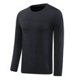 thumbnail image 1 of yillto Mens Workout Tee Lightweight Quick Dry Running Exercise Long Sleeve Breathable Shirt for Athletic Gym, 1 of 6